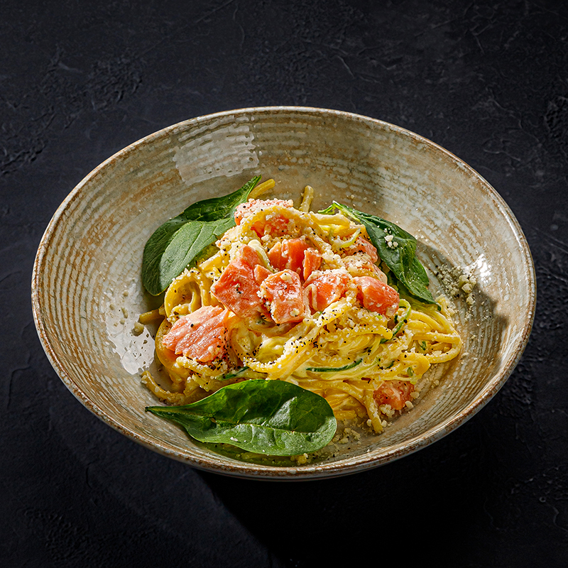 СПАГЕТТИ С ЛОСОСЕМ